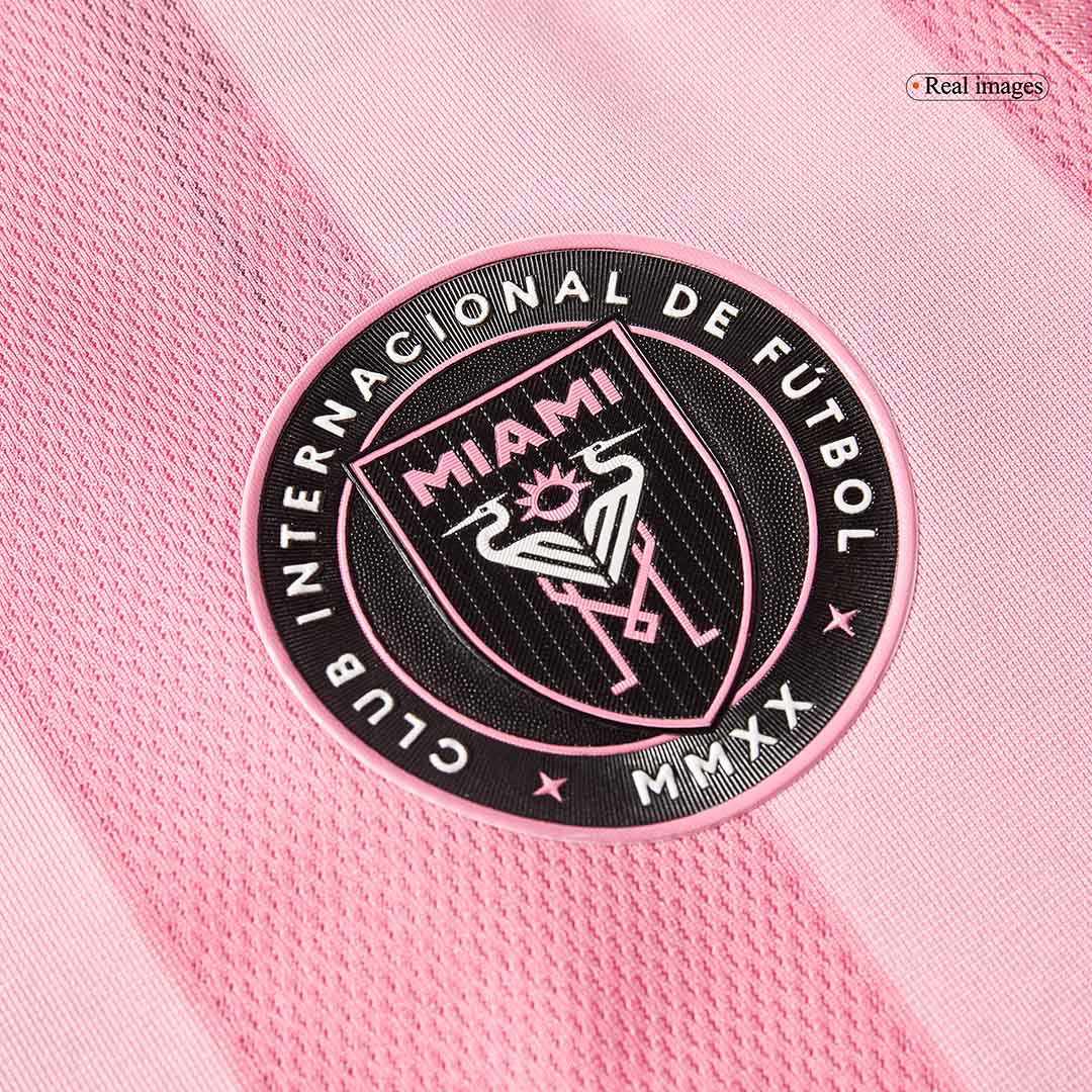 Camiseta de fútbol de Messi #10 Inter Miami CF, versión jugador local, temporada 2025, rosa