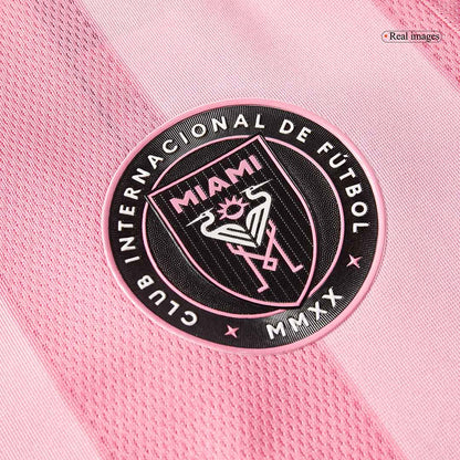 Camiseta de fútbol de Messi #10 Inter Miami CF, versión jugador local, temporada 2025, rosa