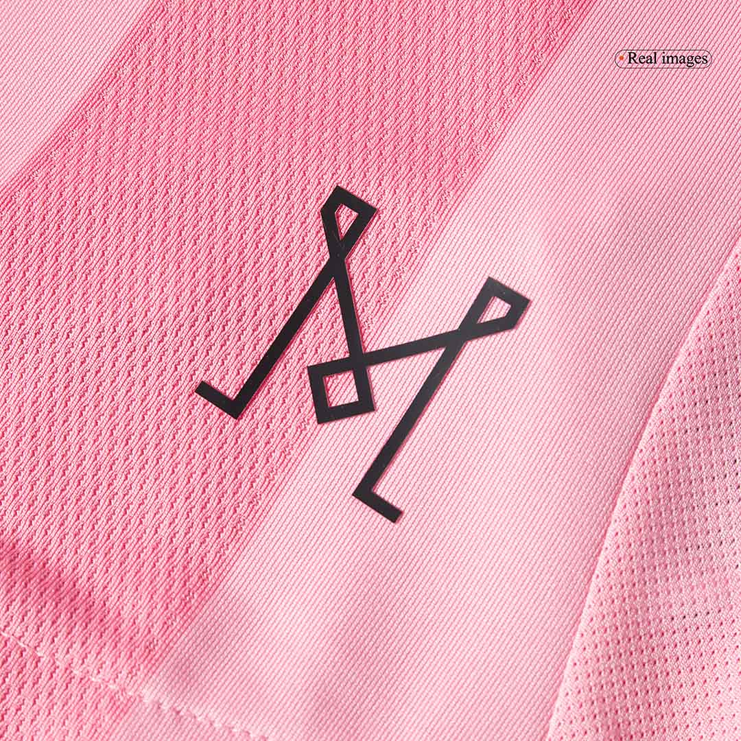 Camiseta de fútbol de Messi #10 Inter Miami CF, versión jugador local, temporada 2025, rosa