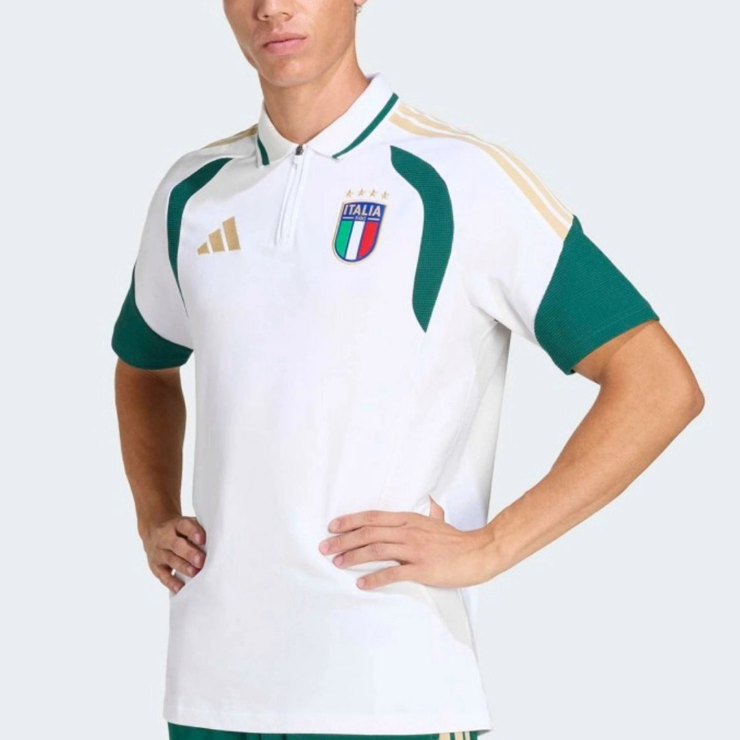 Italia FIGC Polo Tiro Copa Mundial 2026 Blanco