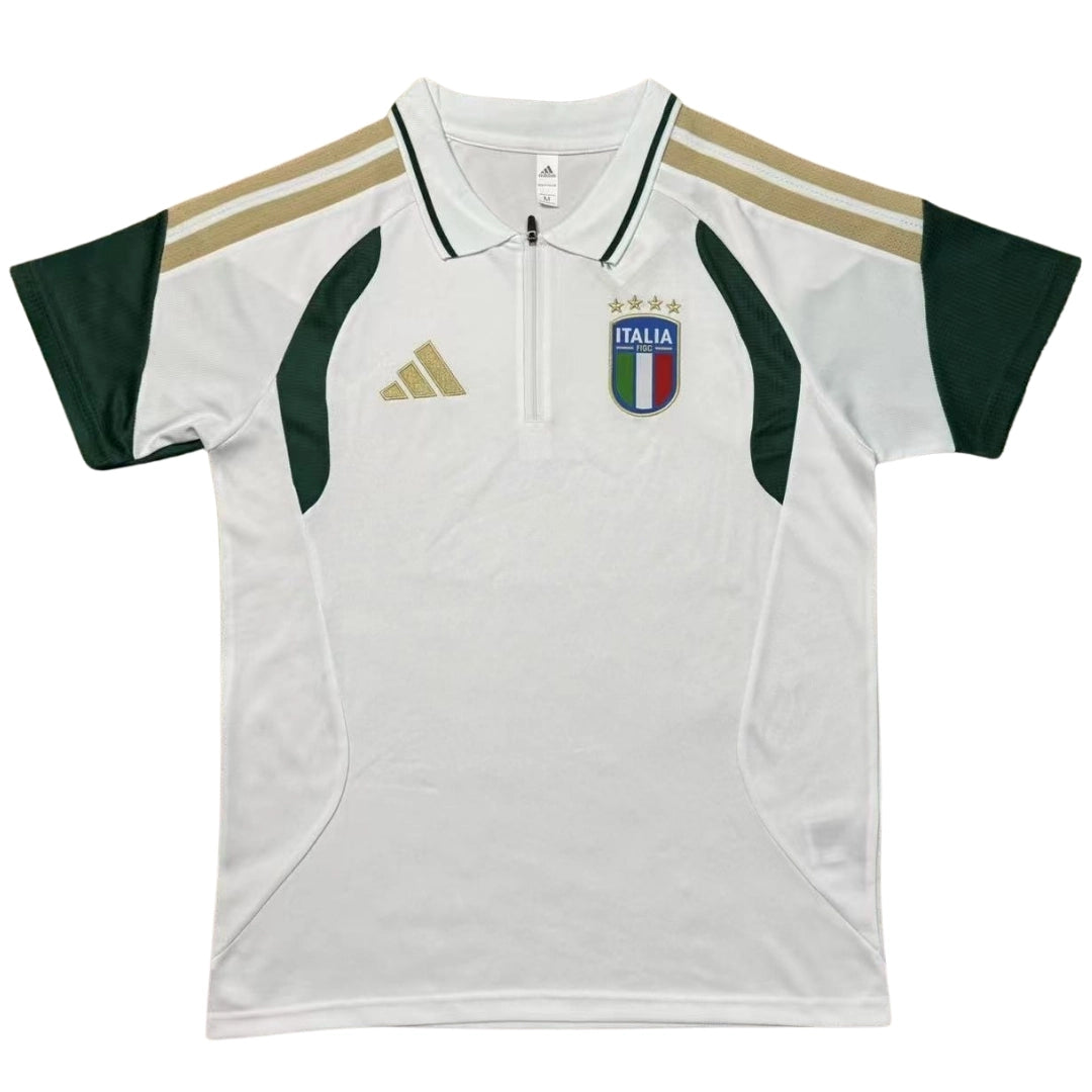 Italia FIGC Polo Tiro Copa Mundial 2026 Blanco