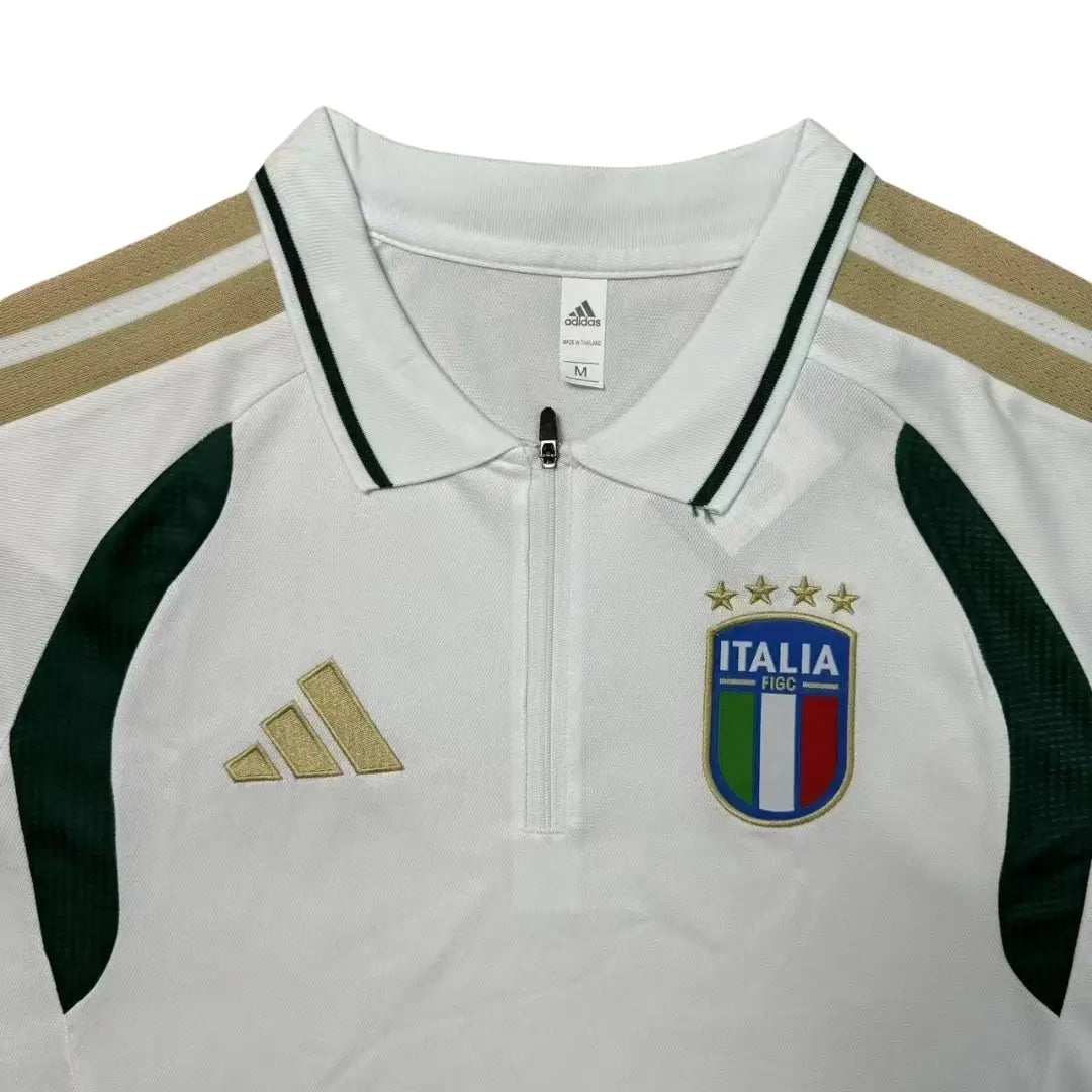 Italia FIGC Polo Tiro Copa Mundial 2026 Blanco