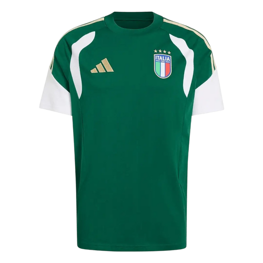 Maillot de football d'avant-match de l'Italie pour la Coupe du Monde 2026 (vert)