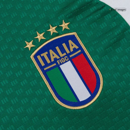 Maillot de football d'avant-match de l'Italie pour la Coupe du Monde 2026 (vert)