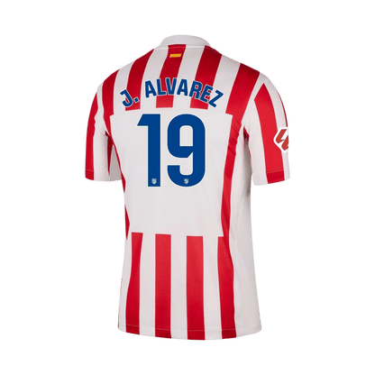 J.ALVAREZ #19 Atletico Madrid Home Soccer Jersey 2025/26