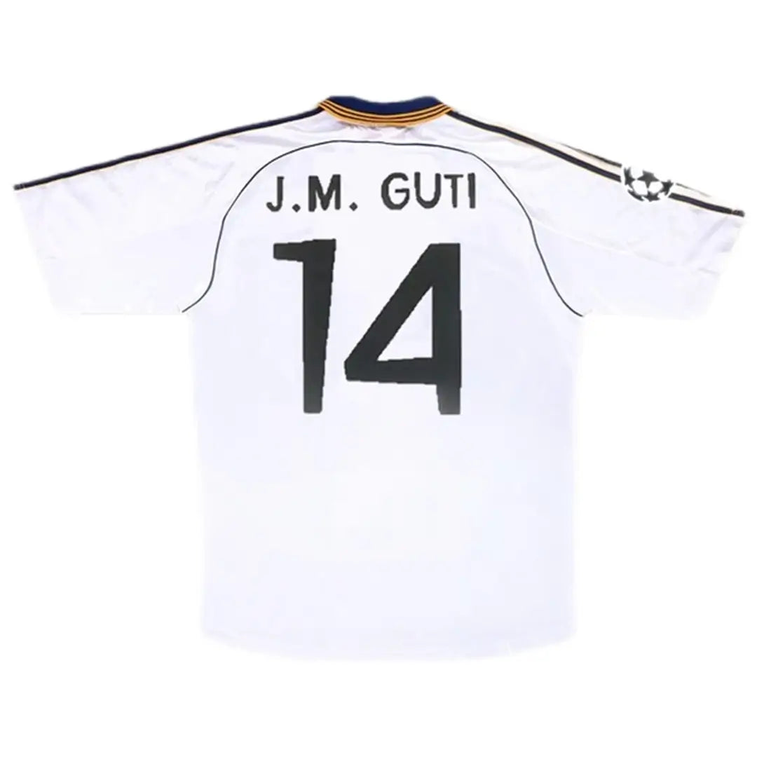 JM GUTI #14 Real Madrid 1998/00 Camiseta de fútbol retro local