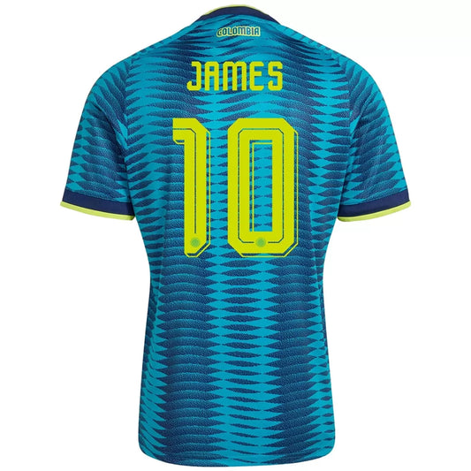 James #10 Colombia Away Soccer Jersey 2026 World Cup