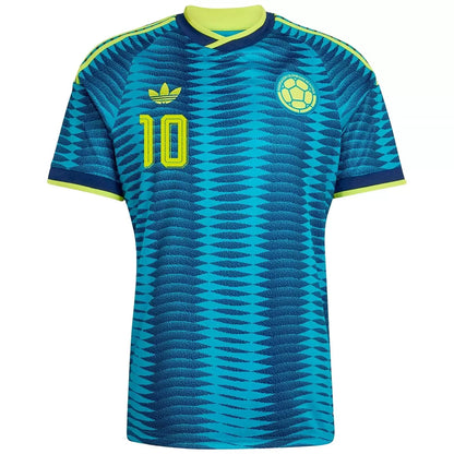 James #10 Colombia Away Soccer Jersey 2026 World Cup
