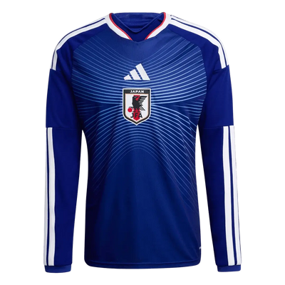 Japan 2026 World Cup Home Soccer Jersey Long Sleeve