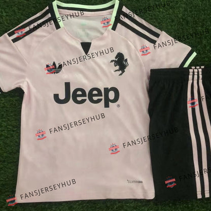 Turin Kid's Away Kit - Jersey+Shorts 2026/27 Pink