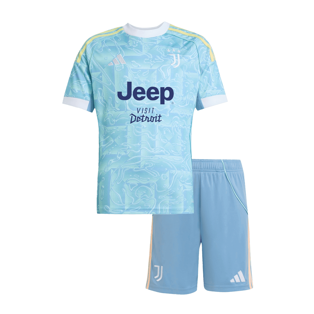 Juventus Kid's Away Kit 2025/26 - Jersey+Shorts