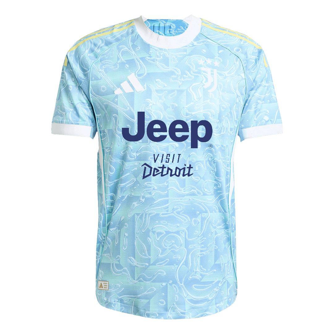 Juventus Away Player Version Soccer Jersey 2025/26