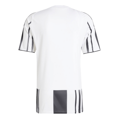 Camiseta de la Juventus para la temporada 2025/26, local, blanca y negra.
