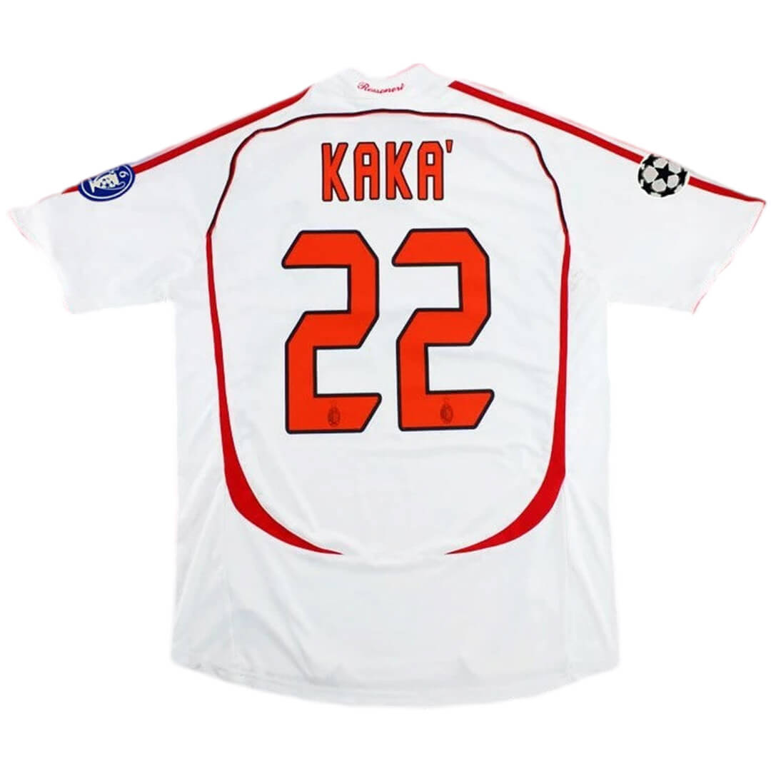 KAKA' #22 AC Milan 2006/07 Away Retro Soccer Jersey - UCL
