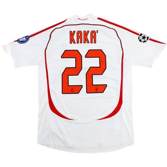 KAKA' #22 AC Milan 2006/07 Away Retro Soccer Jersey - UCL