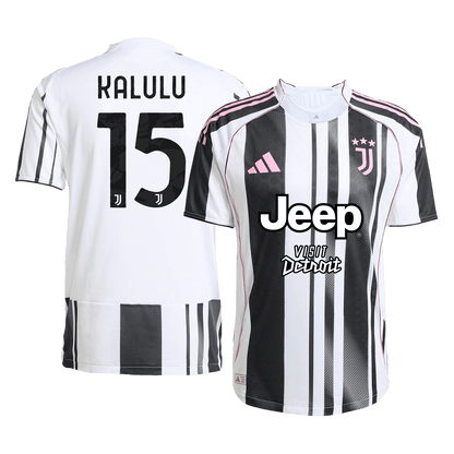 KALULU #15 Juventus Home Soccer Jersey 2025/26