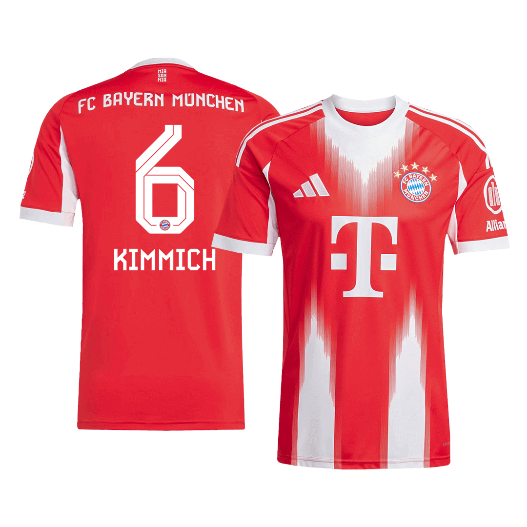 KIMMICH #6 Bayern Munich Home Soccer Jersey 2025/26