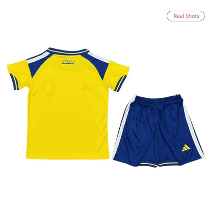 Kid's Sweden Home Soccer Jersey Kit 2026 World Cup