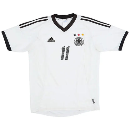 Camiseta retro de fútbol local de Alemania KLOSE #11 2002
