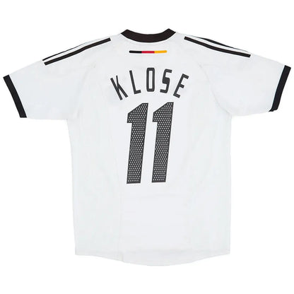 Camiseta retro de fútbol local de Alemania KLOSE #11 2002
