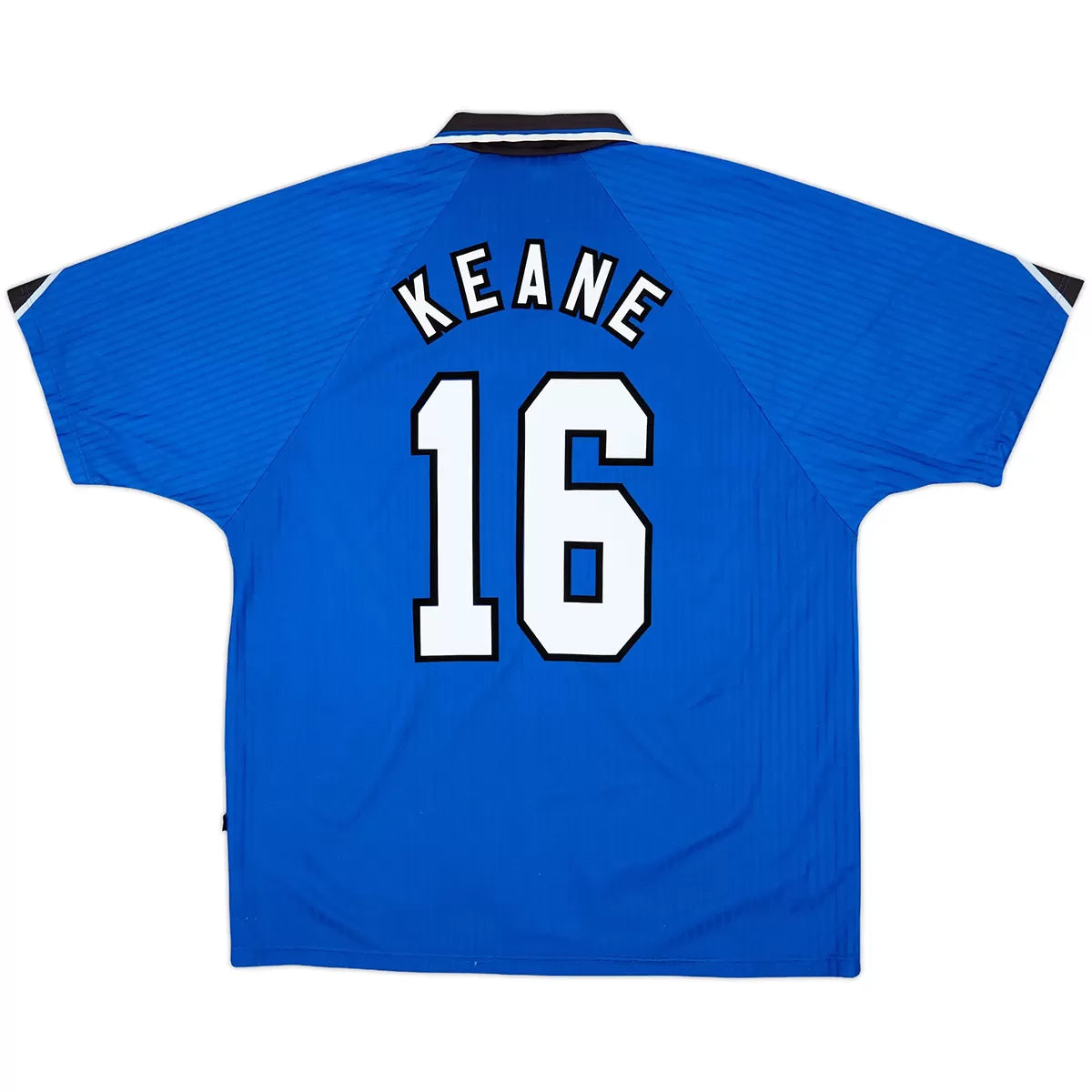 Camiseta retro de visitante del Manchester United 1996/98 de KEANE #16