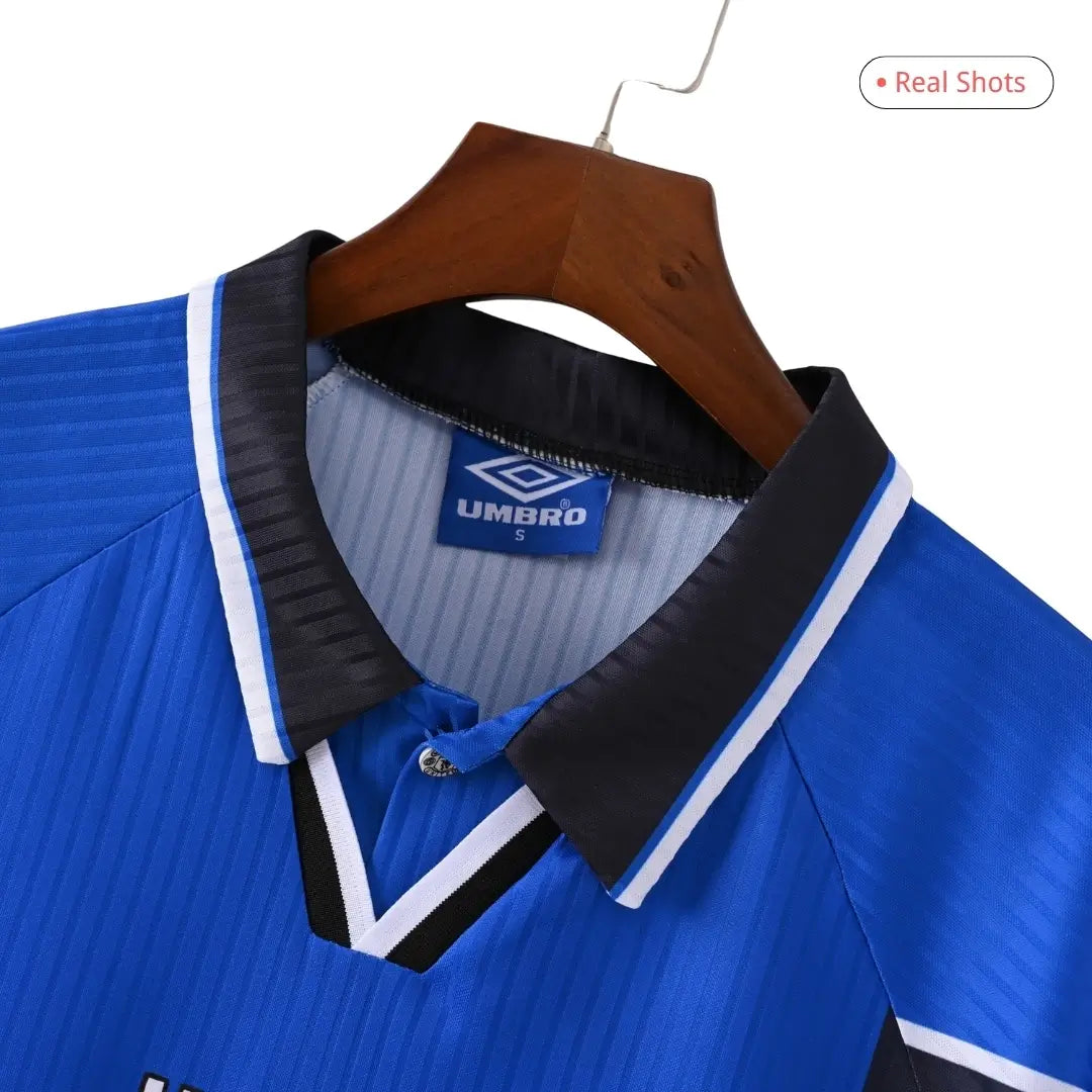 Camiseta retro de visitante de tercera equipación del Manchester United 1996/98 de CANTONA #7