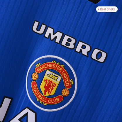 Camiseta retro de visitante de tercera equipación del Manchester United 1996/98 de CANTONA #7