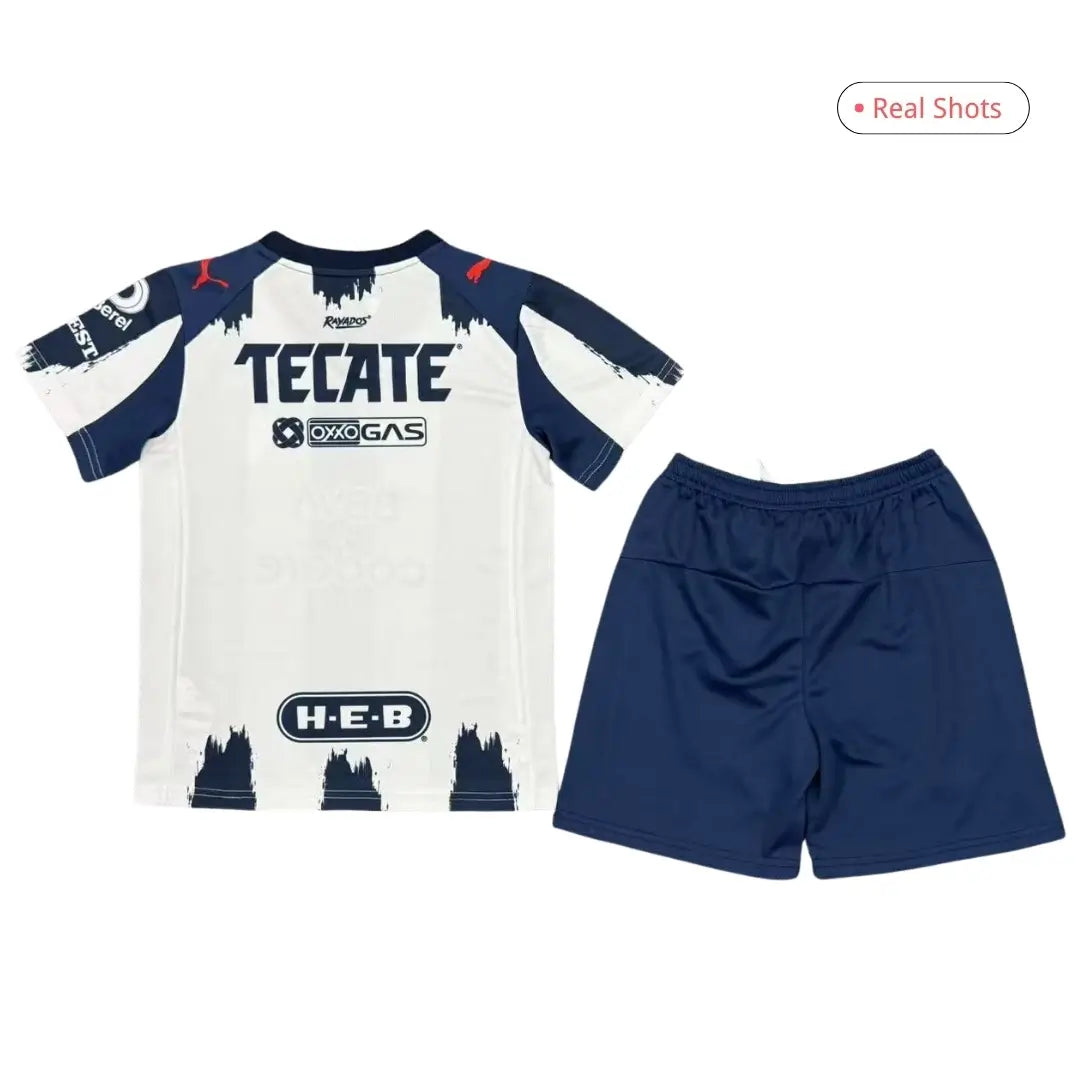 Kid's Monterrey Home Soccer Kit - Jersey+Shorts 2025/26