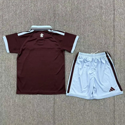 Kid's Aston Villa Home Kit - Jersey+Shorts 2026/27