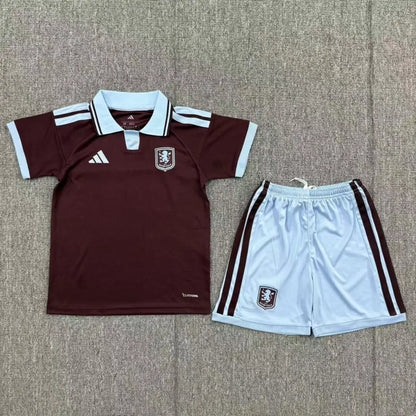 Kid's Aston Villa Home Kit - Jersey+Shorts 2026/27
