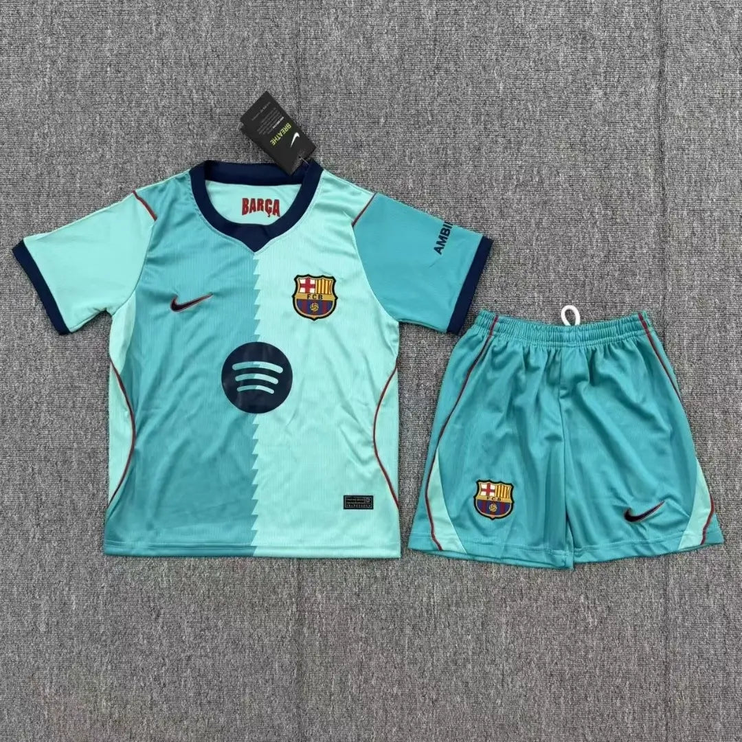 Kid's Barcelona Third Away Soccer Kit 2026/27 - Jersey+Shorts