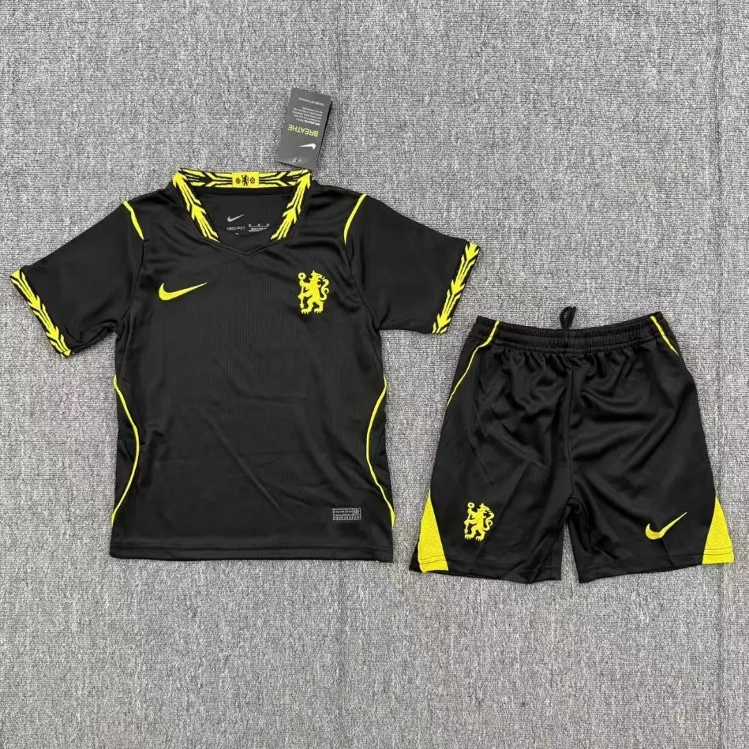 Kid's Chelsea Away Kit - Jersey+Shorts 2026/27