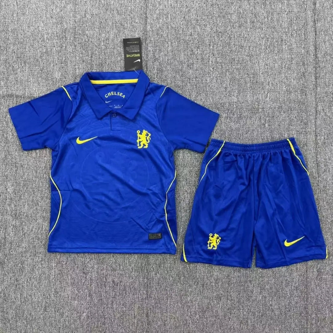 Equipación infantil del Chelsea (local) - Camiseta + Pantalón corto 2025/26