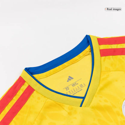 Kid's Colombia Home Soccer Kit 2026 World Cup - Jersey+Shorts