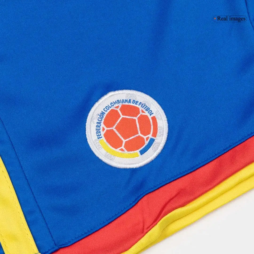 Kid's Colombia Home Soccer Kit 2026 World Cup - Jersey+Shorts