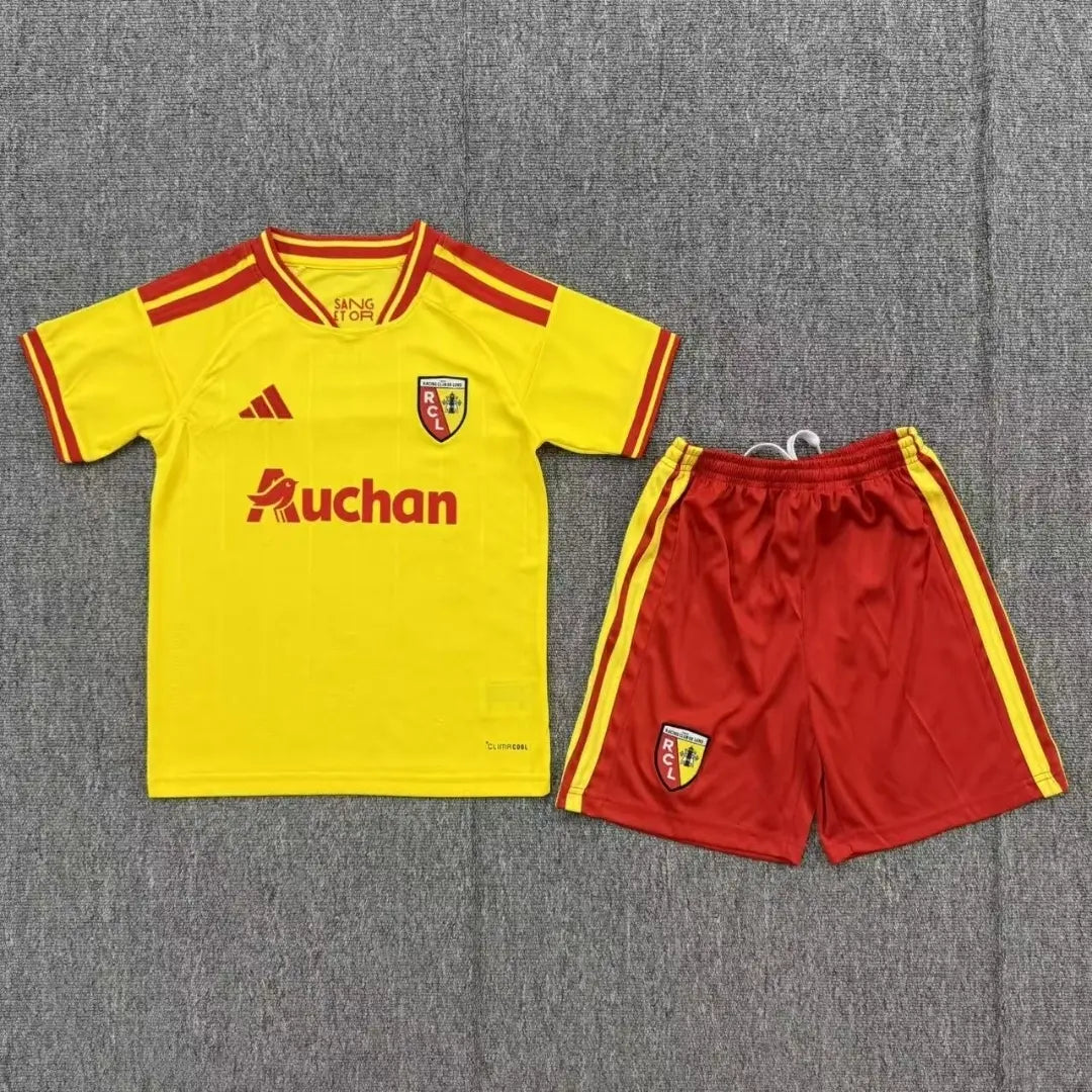 Kid's RC Lens Home Jersey Kit - Jersey+Shorts 2026/27