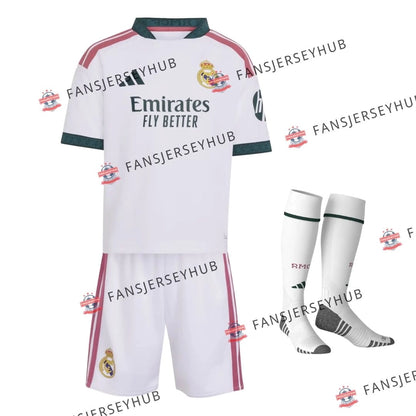 Kid's Los Blancos Home Full Soccer Kit - Jersey+Shorts+Socks 2026/27