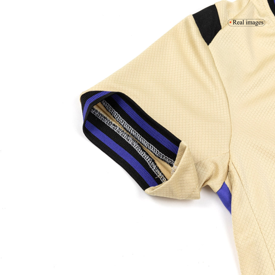 Equipación visitante del FC Barcelona para niños - Camiseta + Pantalón corto 2025/26