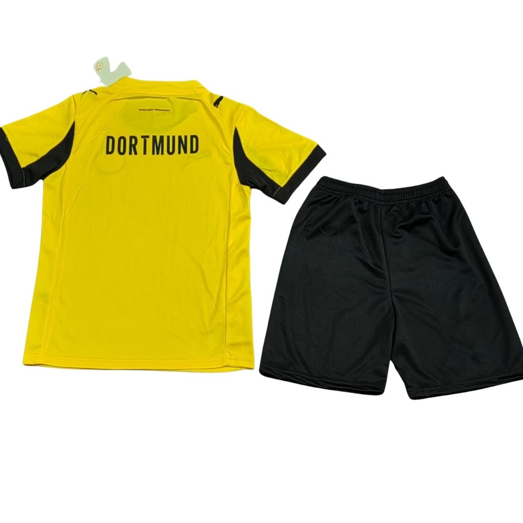 Kid's Borussia Dortmund Cup Kit - Jersey+Shorts 2025/26