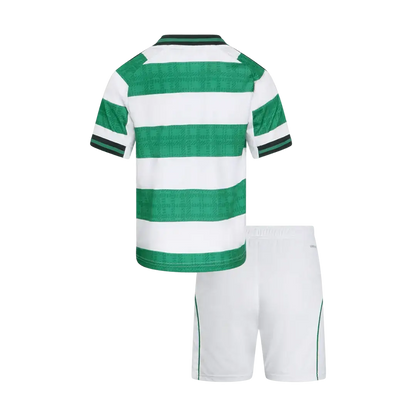 Kid's Celtic Home Soccer Kit 2025/26 - Jersey+Shorts