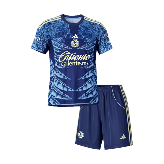 Equipación visitante del Kid's Club America - Camiseta + Pantalón corto 2025/26