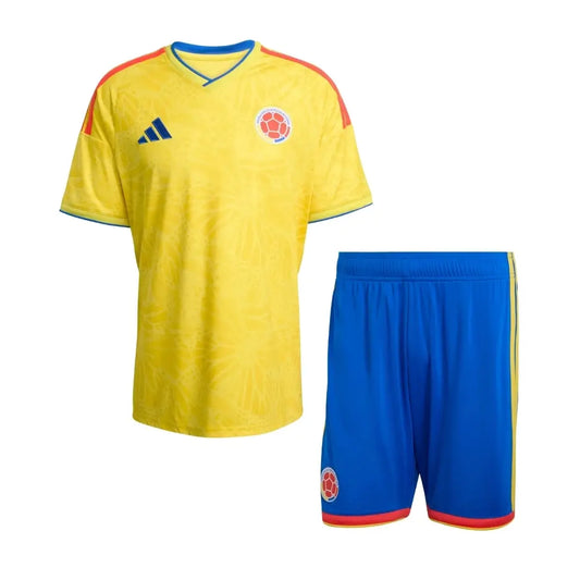 Tenue de football domicile Colombie enfant pour la Coupe du Monde 2026 - Maillot + Short