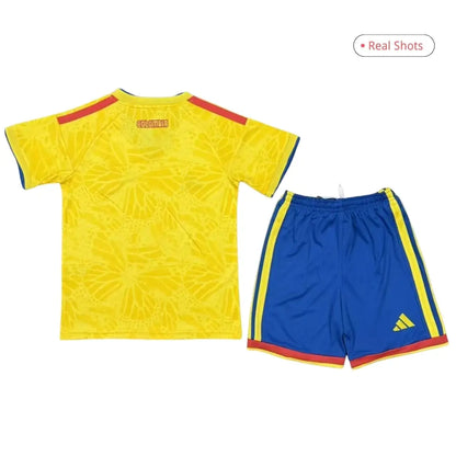 Tenue de football domicile Colombie enfant pour la Coupe du Monde 2026 - Maillot + Short