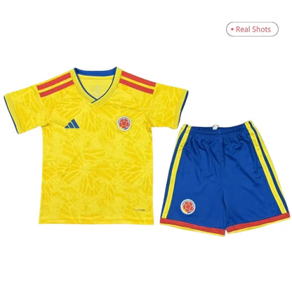 Tenue de football domicile Colombie enfant pour la Coupe du Monde 2026 - Maillot + Short