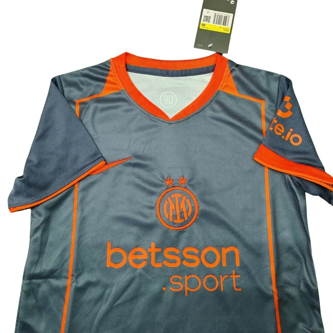 Conjunto infantil de la tercera equipación visitante del Inter de Milán 2025/26 - Camiseta + pantalón corto