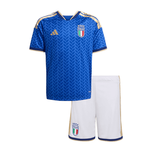 Equipación infantil de la selección italiana de fútbol (camiseta + pantalón corto) 2025/26