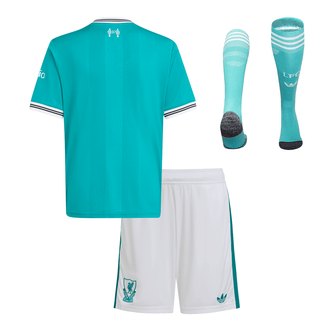 Kid's Liverpool Third Away Full Kit - Jersey+Shorts+Socks 2025/26