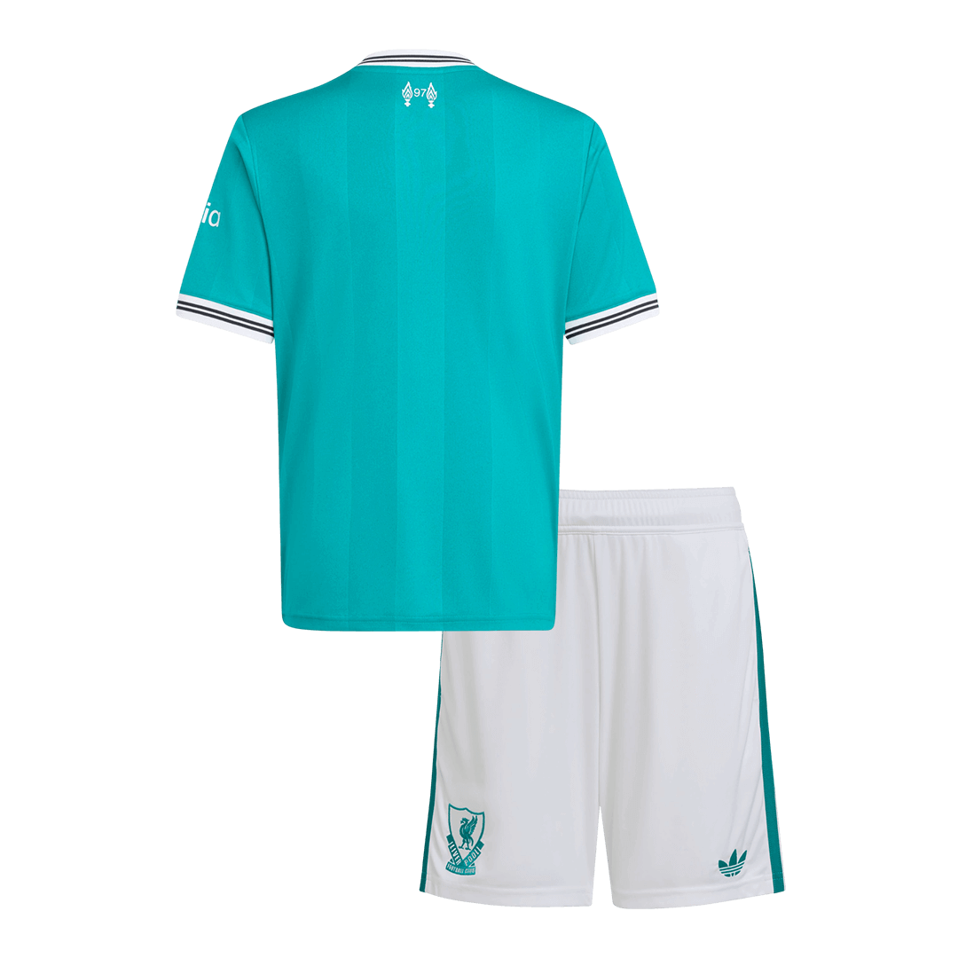 Troisième tenue extérieure enfant de Liverpool - Maillot + Short 2025/26