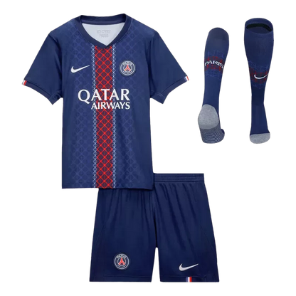 Kid's PSG Home Jersey Full Kit 2025/26