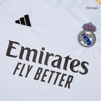 Equipación completa de local del Real Madrid para niños - Camiseta + Pantalón corto + Medias 2025/26